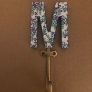 Liberty for Anthropologie “M” hook